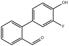 2-Fluoro-4-(2-formylphenyl)phenol Structure