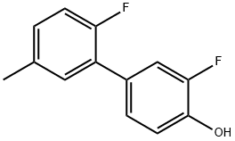 2-Fluoro-4-(2-fluoro-5-methylphenyl)phenol Structure