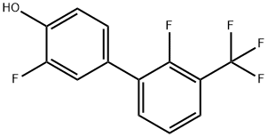 2-Fluoro-4-(2-fluoro-3-trifluoromethylphenyl)phenol Structure