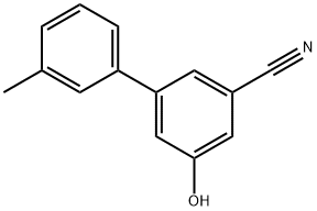 3-Cyano-5-(3-methylphenyl)phenol Structure