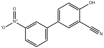 2-Cyano-4-(3-nitrophenyl)phenol Structure