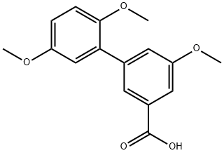 3-(2,5-Dimethoxyphenyl)-5-methoxybenzoic acid Structure