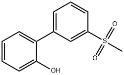 2-(3-Methylsulfonylphenyl)phenol Structure