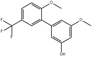 5-(2-Methoxy-5-trifluoromethylphenyl)-3-methoxyphenol Structure