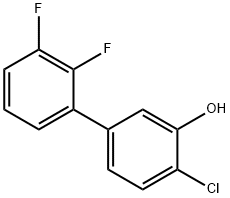 2-Chloro-5-(2,3-difluorophenyl)phenol Structure