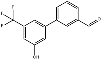 5-(3-Formylphenyl)-3-trifluoromethylphenol Structure