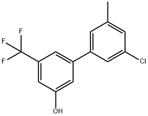 5-(3-Chloro-5-methylphenyl)-3-trifluoromethylphenol Structure