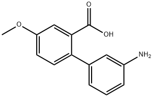 2-(3-Aminophenyl)-5-methoxybenzoic acid Structure