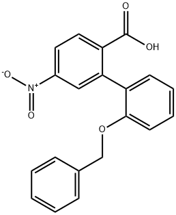 2-(2-Benzyloxyphenyl)-4-nitrobenzoic acid Structure