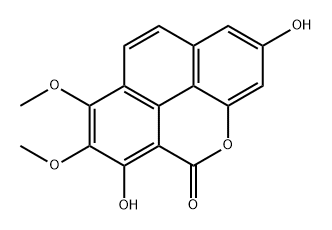 5H-Phenanthro[4,5-bcd]pyran-5-one, 2,6-dihydroxy-7,8-dimethoxy- (9CI) Structure
