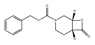 8-Oxa-3-azabicyclo[4.2.0]octane-3-carboxylic acid, 7-oxo-, phenylmethyl ester, (1R,6R)- Structure