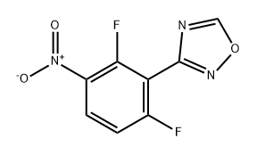 1,2,4-Oxadiazole, 3-(2,6-difluoro-3-nitrophenyl)- Structure