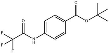 Benzoic acid, 4-[(2,2,2-trifluoroacetyl)amino]-, 1,1-dimethylethyl ester Structure