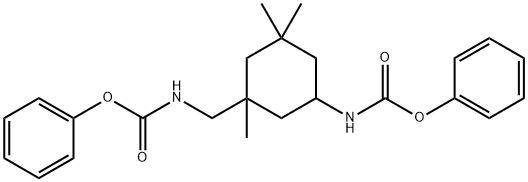 Carbamic acid, N-[[1,3,3-trimethyl-5-[(phenoxycarbonyl)amino]cyclohexyl]methyl]-, phenyl ester Structure