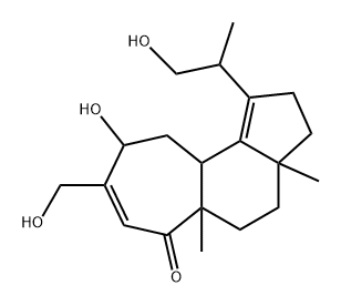 Cyclohept[e]inden-6(2H)-one, 3,3a,4,5,5a,9,10,10a-octahydro-9-hydroxy-8-(hydroxymethyl)-1-(2-hydroxy-1-methylethyl)-3a,5a-dimethyl- (9CI) Structure