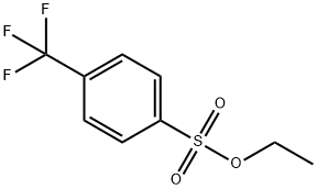 Benzenesulfonic acid, 4-(trifluoromethyl)-, ethyl ester 구조식 이미지