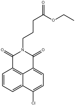 4-(4-Chloronaphthalimido)butyric acid ethyl ester 구조식 이미지