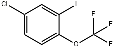 4-Chloro-2-iodo(trifluoromethoxy)benzene Structure