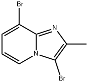 3,8-dibromo-2-methylimidazo[1,2-a]pyridine Structure