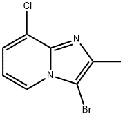 3-bromo-8-chloro-2-methylimidazo[1,2-a]pyridine Structure