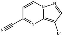 3-bromopyrazolo[1,5-a]pyrimidine-5-carbonitrile Structure