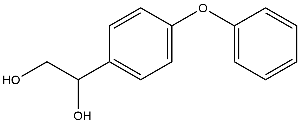 1-(4-Phenoxyphenyl)-1,2-ethanediol Structure