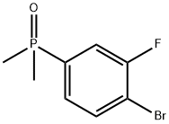 Phosphine oxide, (4-bromo-3-fluorophenyl)dimethyl- Structure