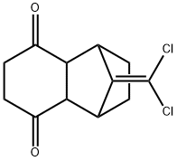 11-(dichloromethylidene)tricyclo[6.2.1.0^{2,7}]undecane-3,6-dione 구조식 이미지