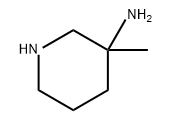 3-Piperidinamine, 3-methyl- Structure