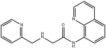 Acetamide, 2-[(2-pyridinylmethyl)amino]-N-8-quinolinyl- Structure