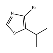 Thiazole, 4-bromo-5-(1-methylethyl)- 구조식 이미지
