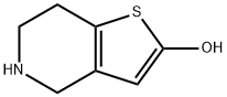 Thieno[3,2-c]pyridin-2-ol, 4,5,6,7-tetrahydro- Structure