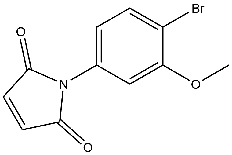 1-(4-Bromo-3-methoxyphenyl)-1H-pyrrole-2,5-dione Structure