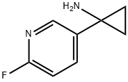 Cyclopropanamine, 1-(6-fluoro-3-pyridinyl)- Structure