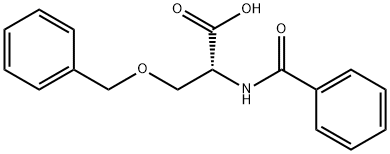 D-Serine, N-benzoyl-O-(phenylmethyl)- Structure