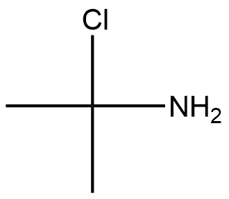 2-Chloro-2-propanamine 구조식 이미지