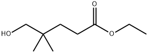 Pentanoic acid, 4-(hydroxymethyl)-4-methyl-, ethyl ester Structure