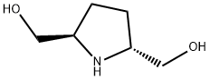 2,5-Pyrrolidinedimethanol, (2R,5R)- Structure