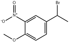 4-(1-Bromoethyl)-1-methoxy-2-nitrobenzene Structure