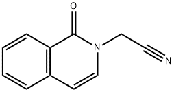 2-(1-oxo-1,2-dihydroisoquinolin-2-yl)acetonitrile Structure