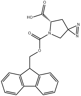 N-Fmoc-L-proline-4-spiro-3-(3H-diazirine) Structure