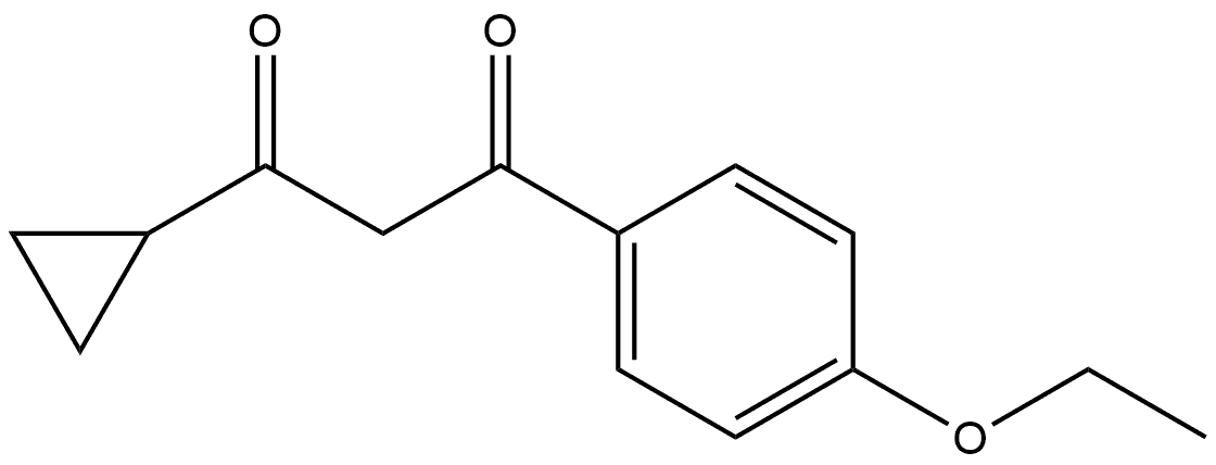 1-Cyclopropyl-3-(4-ethoxyphenyl)-1,3-propanedione Structure