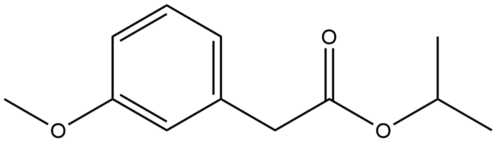 1-Methylethyl 3-methoxybenzeneacetate Structure