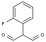 2-(2-fluorophenyl)propanedial Structure