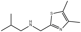 2-Thiazolemethanamine, 4,5-dimethyl-N-(2-methylpropyl)- Structure