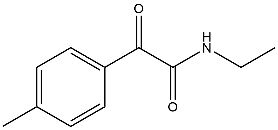 N-Ethyl-4-methyl-α-oxobenzeneacetamide Structure