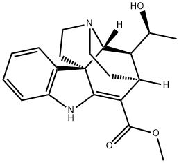 3,5-Ethano-3H-pyrrolo[2,3-d]carbazole-6-carboxylic acid, 1,2,3a,4,5,7-hexahydro-4-[(1S)-1-hydroxyethyl]-, methyl ester, (3aR,4S,5S,11bS)- Structure