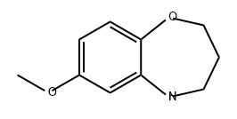 1,5-Benzoxazepine, 2,3,4,5-tetrahydro-7-methoxy- Structure