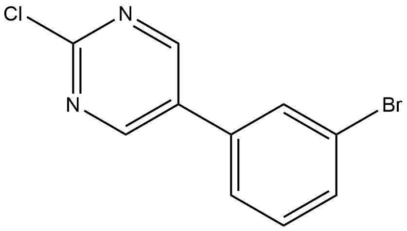 5-(3-Bromophenyl)-2-chloropyrimidine Structure