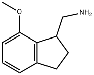 1-(7-methoxy-2,3-dihydro-1H-inden-1-yl)methanamine hydrochloride Structure